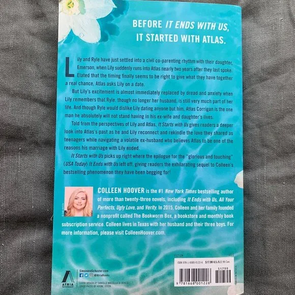 It Starts With Us by Colleen Hoover - Picture 2 of 2